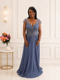 Sapphire Grace Gown
